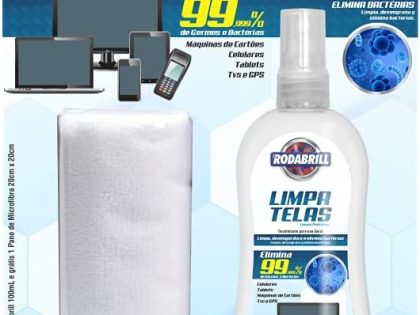 Kit Limpa Telas 100ml Rodabrill
