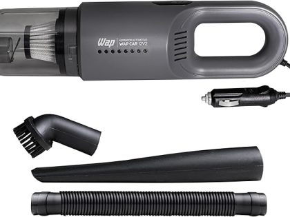 WAP Aspirador Automotivo Portátil 12V, 420ML SÓLIDO, FILTRO HEPA, CABO DE 3,7M CAR 12V3